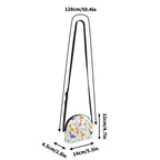 Personalised Colourful Dinosaurs Kids PU Small Crossbody Bag / Purse Printed Offshore