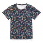 Space Arcade Kids Loose Fit Short Sleeve T-Shirt Kid's Full Print T-shirt Games Printed Offshore Retro