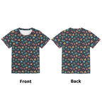 Video Game Kids Loose Fit Short Sleeve T-Shirt Kid's Full Print T-shirt Games Printed Offshore Retro