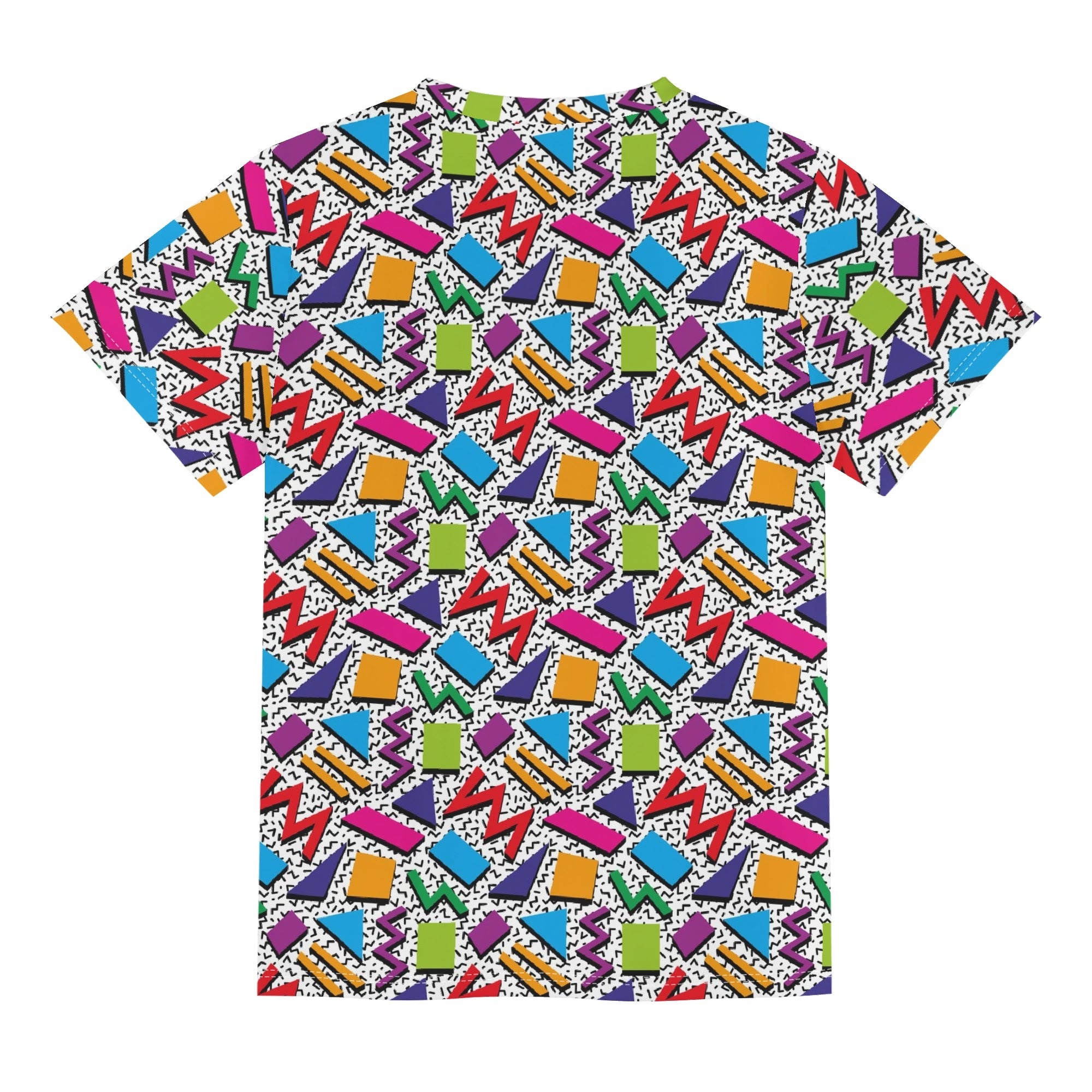 Graphic 80s Kids Loose Fit Short Sleeve T-Shirt Kid's Full Print T-shirt Printed Offshore Retro