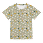 Chicken Life Kids Loose Fit Short Sleeve T-Shirt Kid's Full Print T-shirt animal Printed Offshore