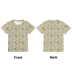 Chicken Life Kids Loose Fit Short Sleeve T-Shirt Kid's Full Print T-shirt animal Printed Offshore