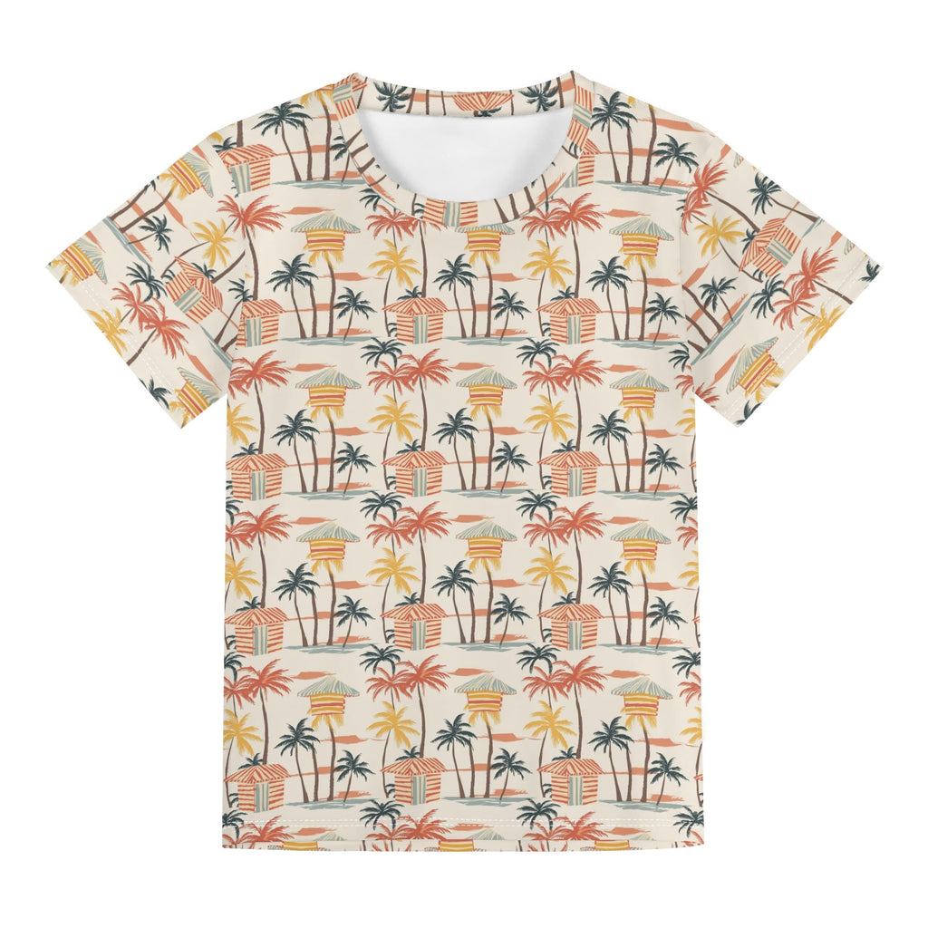 Beach Shack Kids Loose Fit Short Sleeve T-Shirt Kid's Full Print T-shirt Printed Offshore Surf