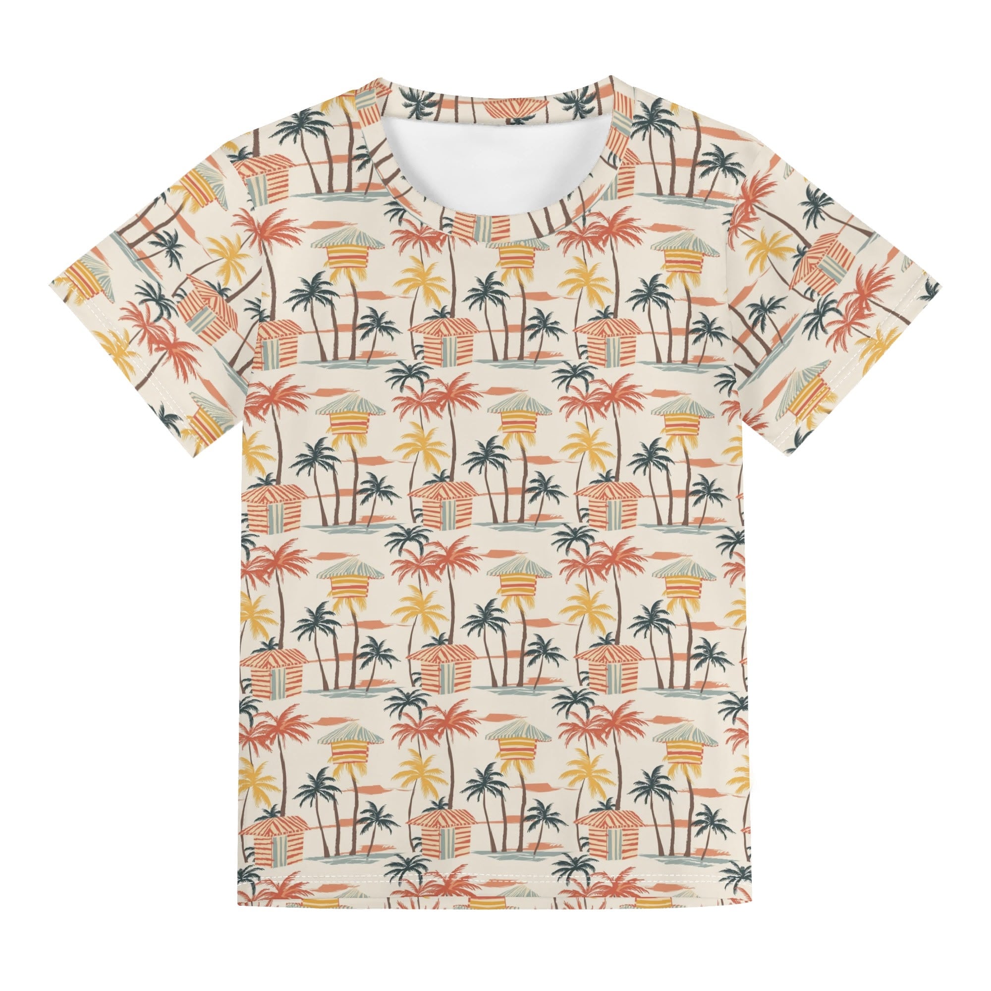 Beach Shack Kids Loose Fit Short Sleeve T-Shirt Kid's Full Print T-shirt Printed Offshore Surf