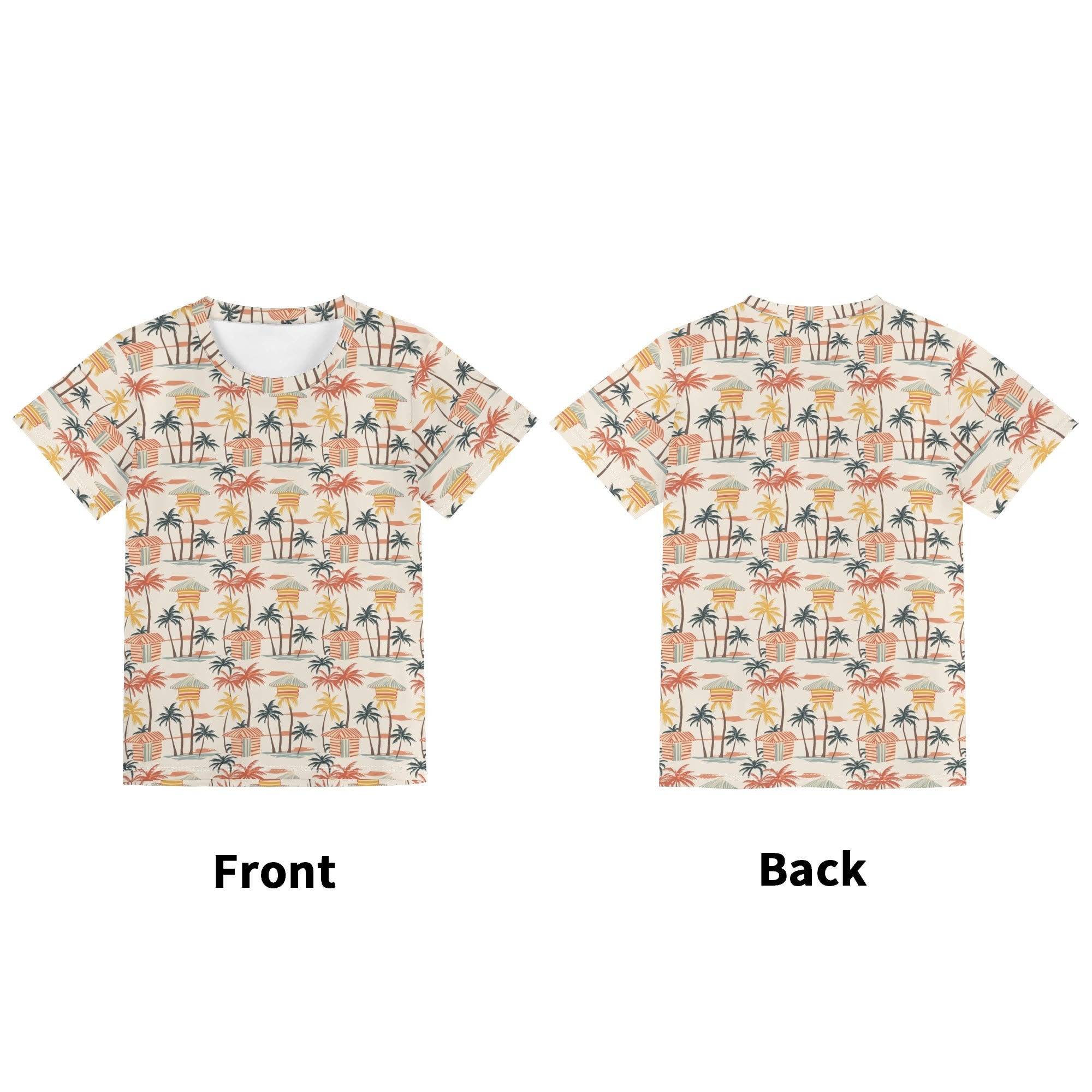 Beach Shack Kids Loose Fit Short Sleeve T-Shirt Kid's Full Print T-shirt Printed Offshore Surf