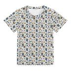 All About Space Kids Loose Fit Short Sleeve T-Shirt Kid's Full Print T-shirt Printed Offshore Space