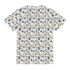 Monkey Astronaut In Space Kids Loose Fit Short Sleeve T-Shirt Kid's Full Print T-shirt animal Printed Offshore Space