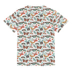 Moths And Pretty Butterflies Kids Loose Fit Short Sleeve T-Shirt Kid's Full Print T-shirt animal Printed Offshore