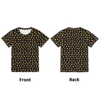 Pizza Slices Kids Loose Fit Short Sleeve T-Shirt Kid's Full Print T-shirt Food Printed Offshore