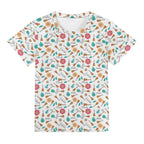 Ukulele Kids Loose Fit Short Sleeve T-Shirt Kid's Full Print T-shirt Music Printed Offshore