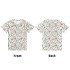 Ukulele Kids Loose Fit Short Sleeve T-Shirt Kid's Full Print T-shirt Music Printed Offshore