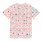 Pink Cats Kids Loose Fit Short Sleeve T-Shirt Kid's Full Print T-shirt animal Printed Offshore