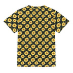 Painted Sunflower Kids Loose Fit Short Sleeve T-Shirt Kid's Full Print T-shirt Plants Printed Offshore