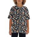 Eyes On Black Kids Loose Fit Short Sleeve T-Shirt XL Kid's Full Print T-shirt Printed Offshore