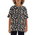 Eyes On Black Kids Loose Fit Short Sleeve T-Shirt XL Kid's Full Print T-shirt Printed Offshore