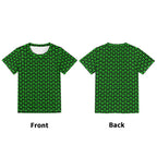 Aliens Kids Loose Fit Short Sleeve T-Shirt Kid's Full Print T-shirt Printed Offshore Sci Fi