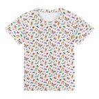 Cute Little Bugs Kids Loose Fit Short Sleeve T-Shirt Kid's Full Print T-shirt animal Printed Offshore