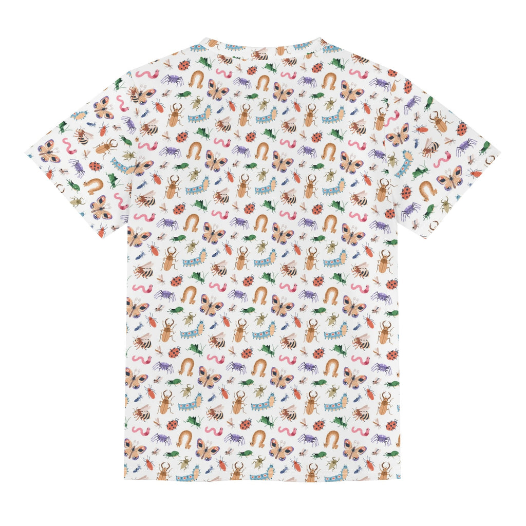 Cute Little Bugs Kids Loose Fit Short Sleeve T-Shirt Kid's Full Print T-shirt animal Printed Offshore