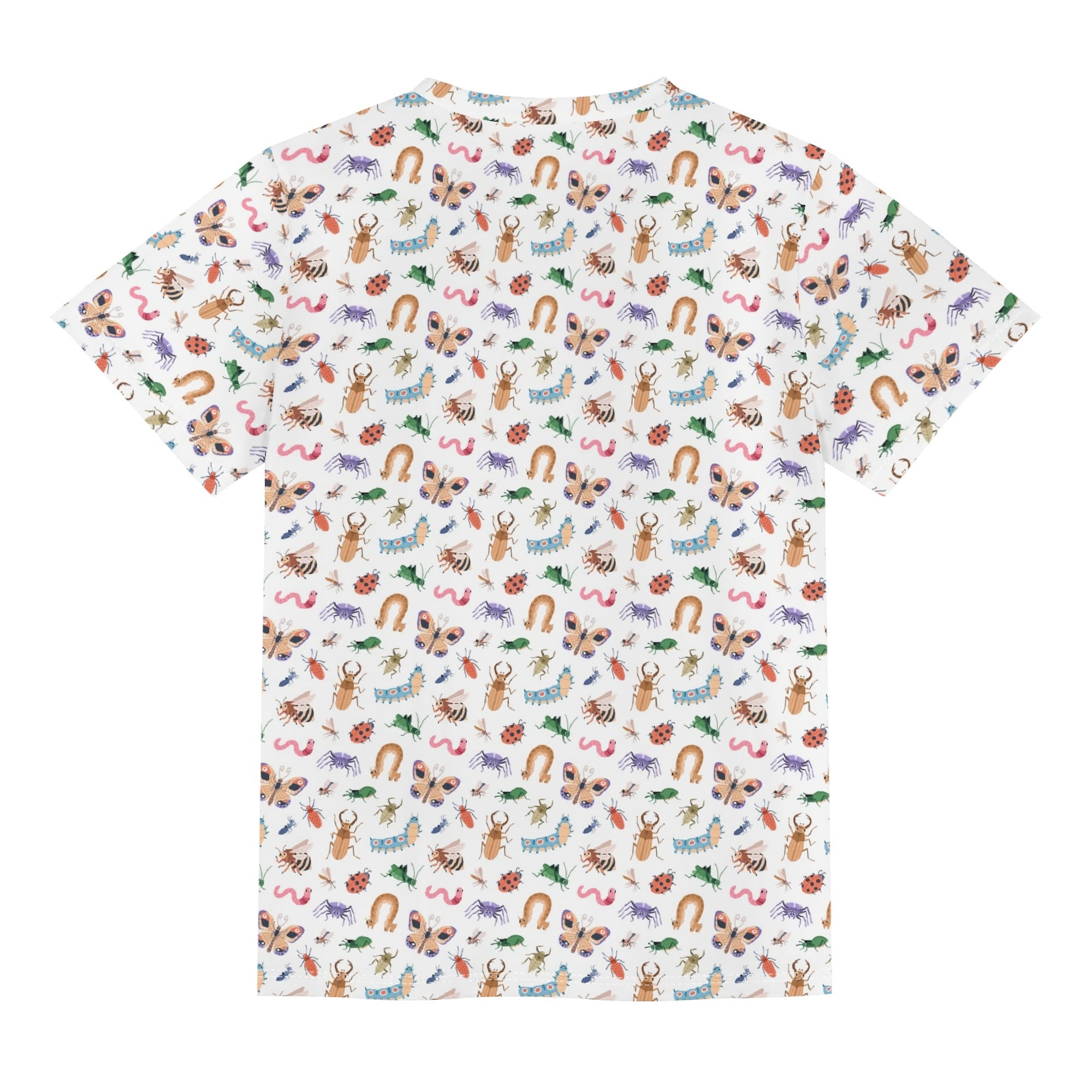 Cute Little Bugs Kids Loose Fit Short Sleeve T-Shirt Kid's Full Print T-shirt animal Printed Offshore