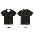 Stars And Swirls Kids Loose Fit Short Sleeve T-Shirt Kid's Full Print T-shirt Printed Offshore