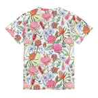 Australian Flowers Kids Loose Fit Short Sleeve T-Shirt Kid's Full Print T-shirt Plants Printed Offshore