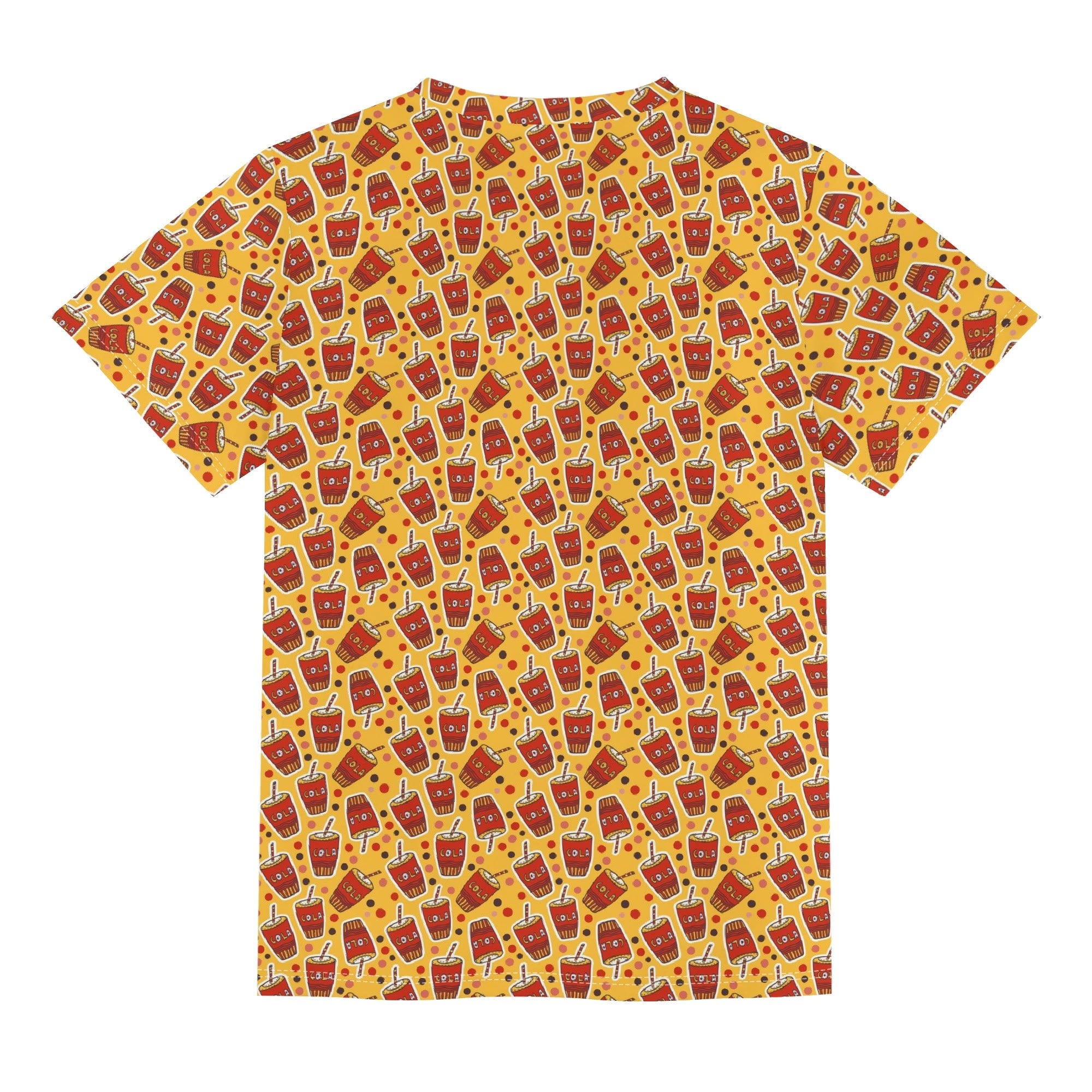 Cola Kids Loose Fit Short Sleeve T-Shirt Kid's Full Print T-shirt Food Printed Offshore