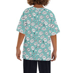Comic Book Speech Bubbles Kids Loose Fit Short Sleeve T-Shirt Kid's Full Print T-shirt comic Printed Offshore