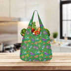 Bright 80s 3 Pack of Foldable Shopping Bags 3-Pack Shopping Bags Printed Offshore Retro