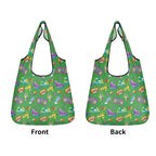Bright 80s 3 Pack of Foldable Shopping Bags 3-Pack Shopping Bags Printed Offshore Retro