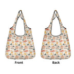 Beach Shack 3 Pack of Foldable Shopping Bags 3-Pack Shopping Bags Printed Offshore Surf