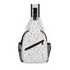 Paw Print Chest Crossbody Bag with Adjustable Strap Default Title Chest Crossbody Bag animal Printed Offshore