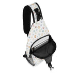 Paw Print Chest Crossbody Bag with Adjustable Strap Chest Crossbody Bag animal Printed Offshore