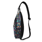 Space Arcade Chest Crossbody Bag with Adjustable Strap Chest Crossbody Bag Games Printed Offshore Retro