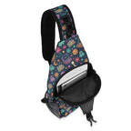 Space Arcade Chest Crossbody Bag with Adjustable Strap Chest Crossbody Bag Games Printed Offshore Retro