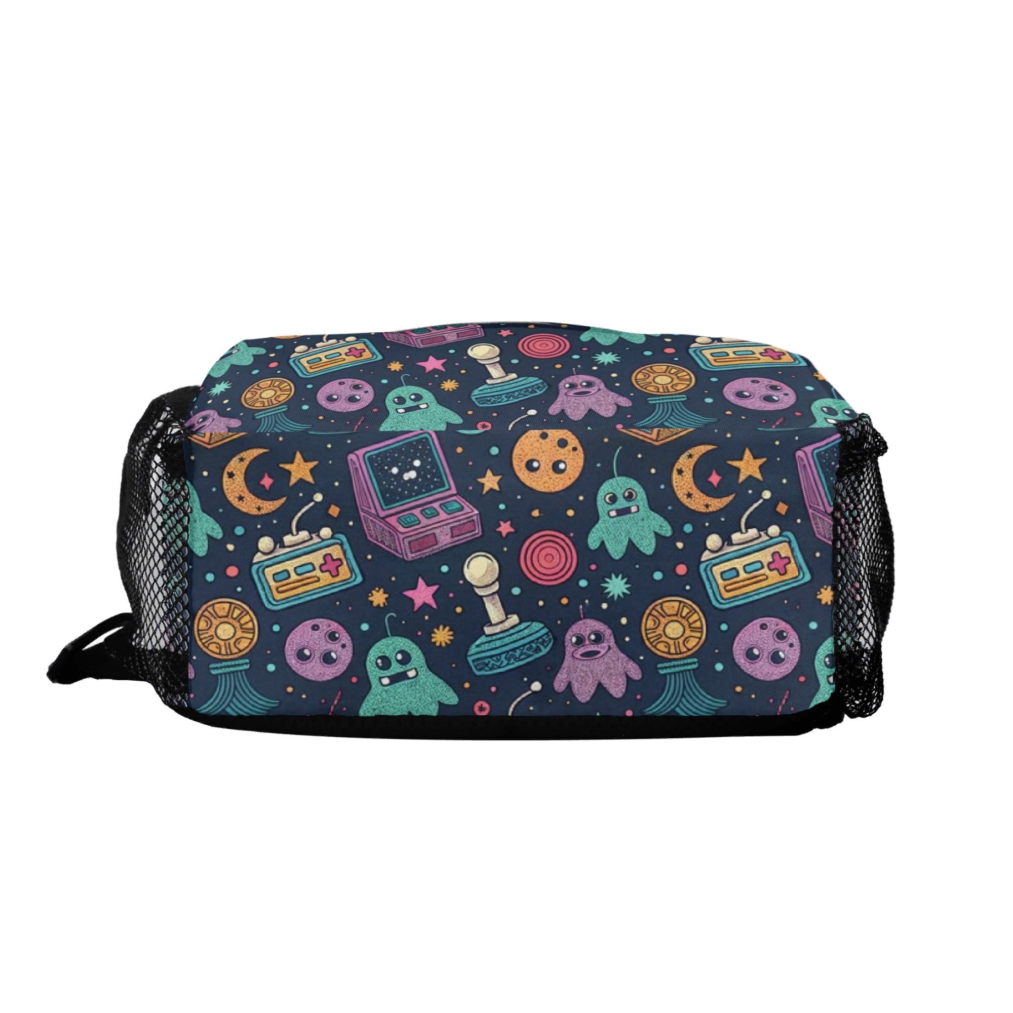 Space Arcade Chest Crossbody Bag with Adjustable Strap Chest Crossbody Bag Games Printed Offshore Retro
