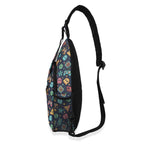 Video Game Chest Crossbody Bag with Adjustable Strap Chest Crossbody Bag Games Printed Offshore Retro