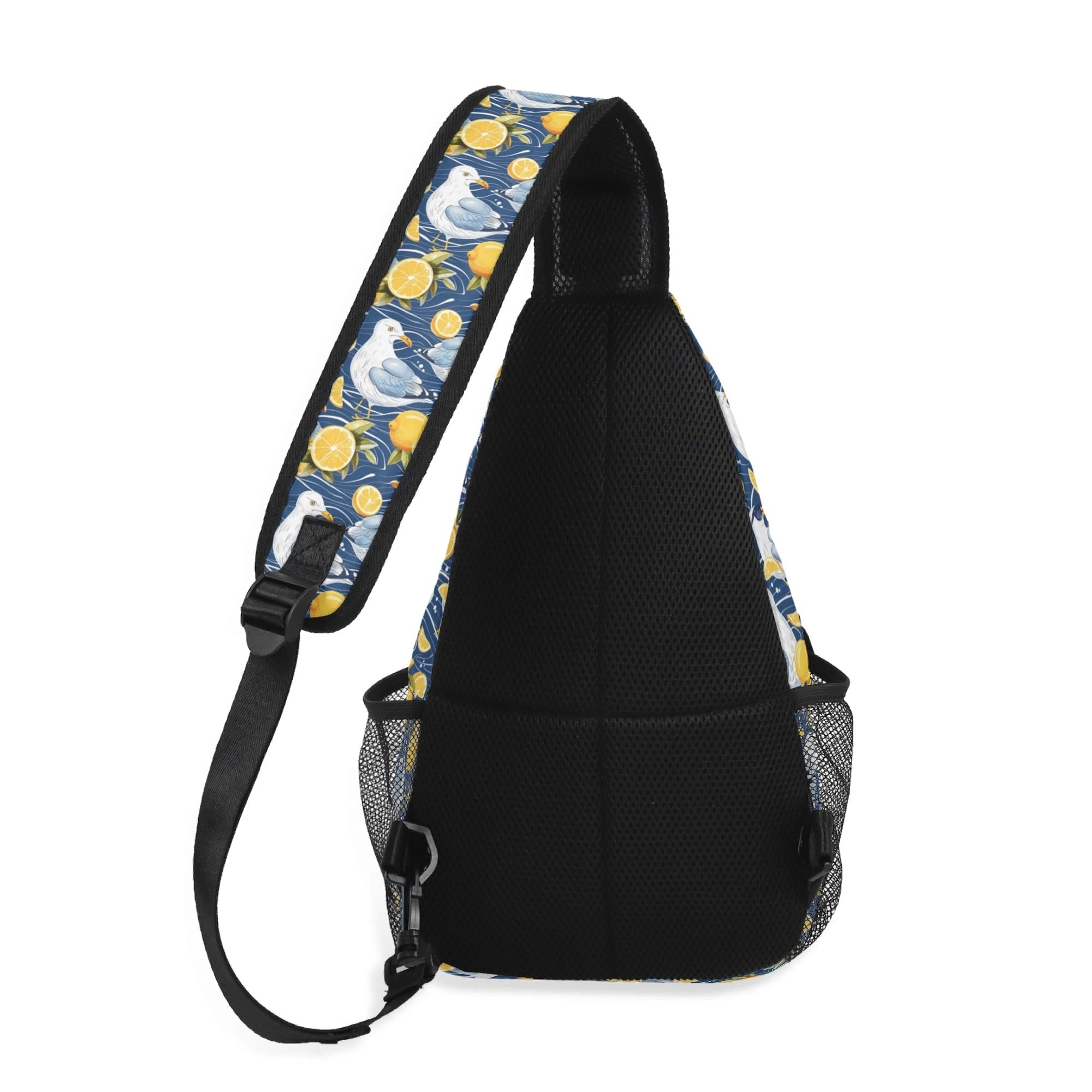 Lemon Seagull Chest Crossbody Bag with Adjustable Strap Chest Crossbody Bag animal Printed Offshore