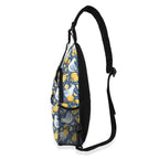 Lemon Seagull Chest Crossbody Bag with Adjustable Strap Chest Crossbody Bag animal Printed Offshore