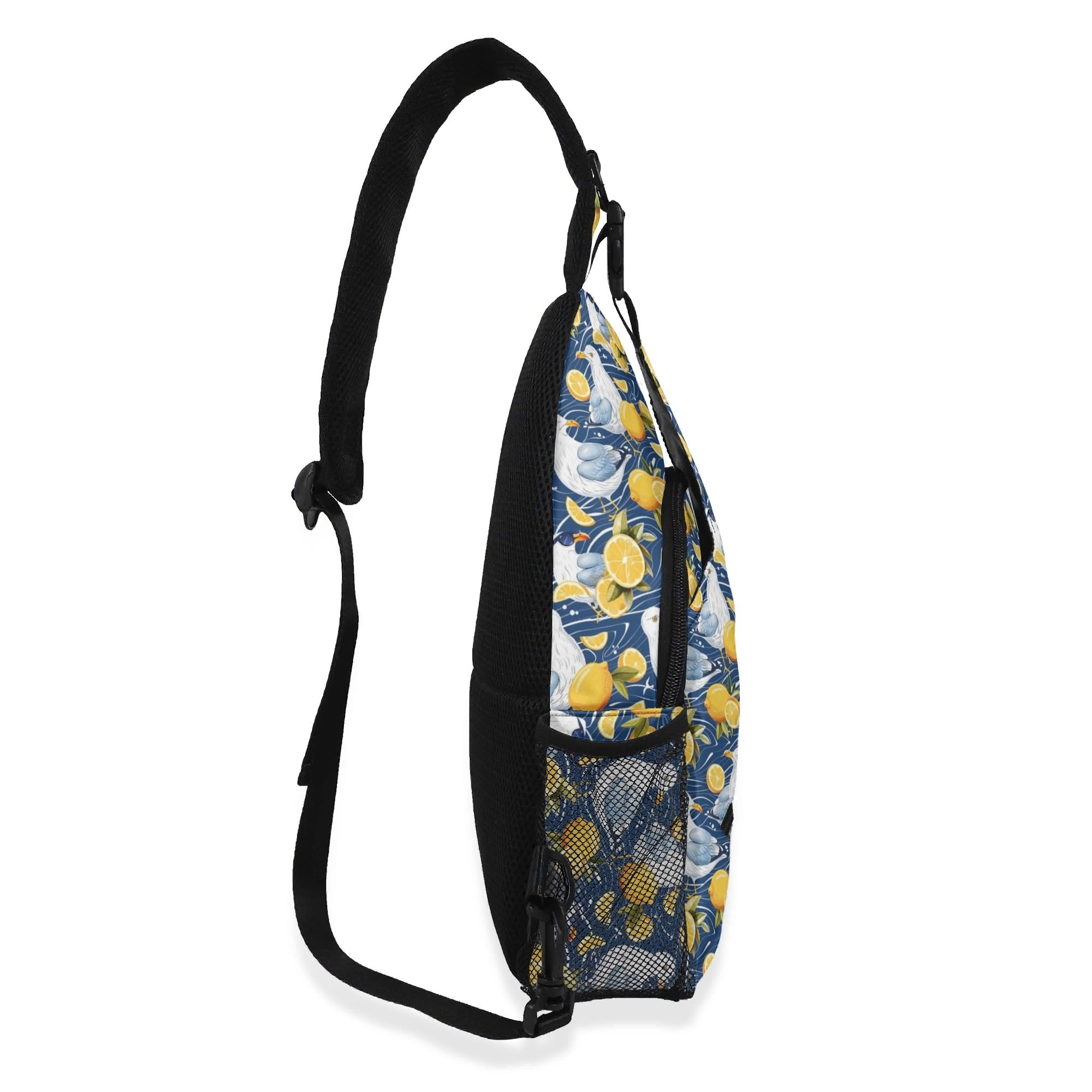 Lemon Seagull Chest Crossbody Bag with Adjustable Strap Chest Crossbody Bag animal Printed Offshore