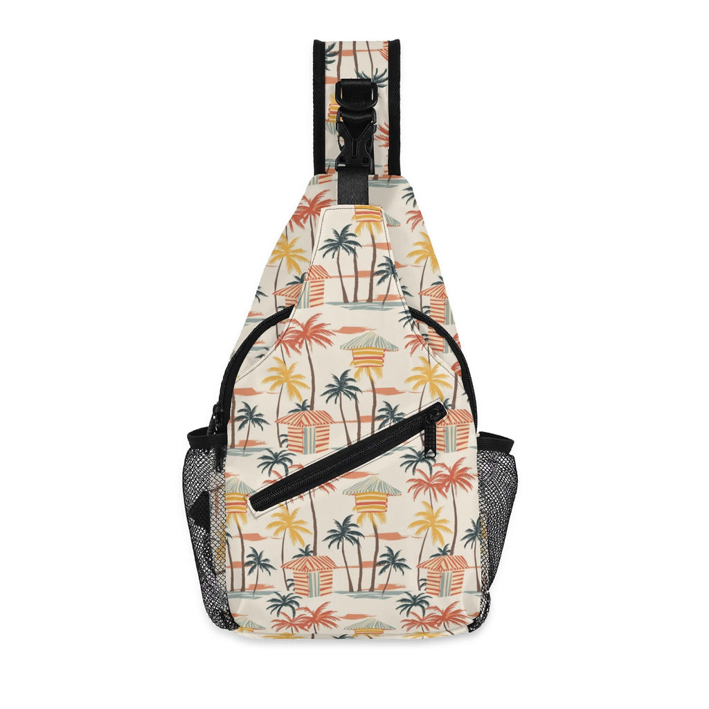 Beach Shack Chest Crossbody Bag with Adjustable Strap Default Title Chest Crossbody Bag Printed Offshore Surf