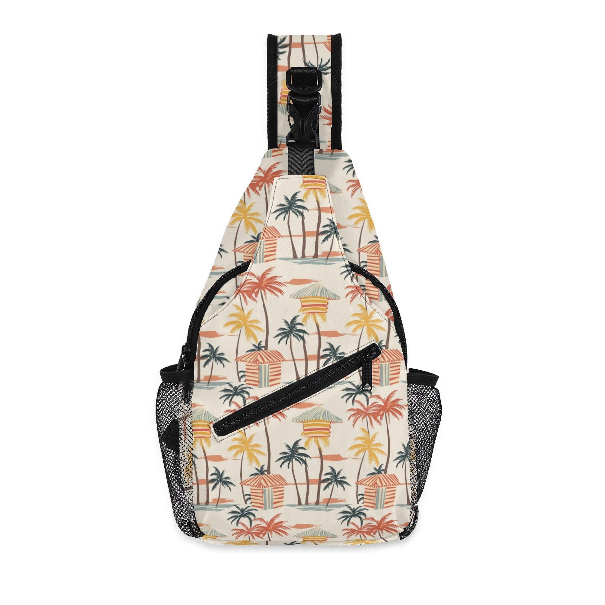 Beach Shack Chest Crossbody Bag with Adjustable Strap Default Title Chest Crossbody Bag Printed Offshore Surf