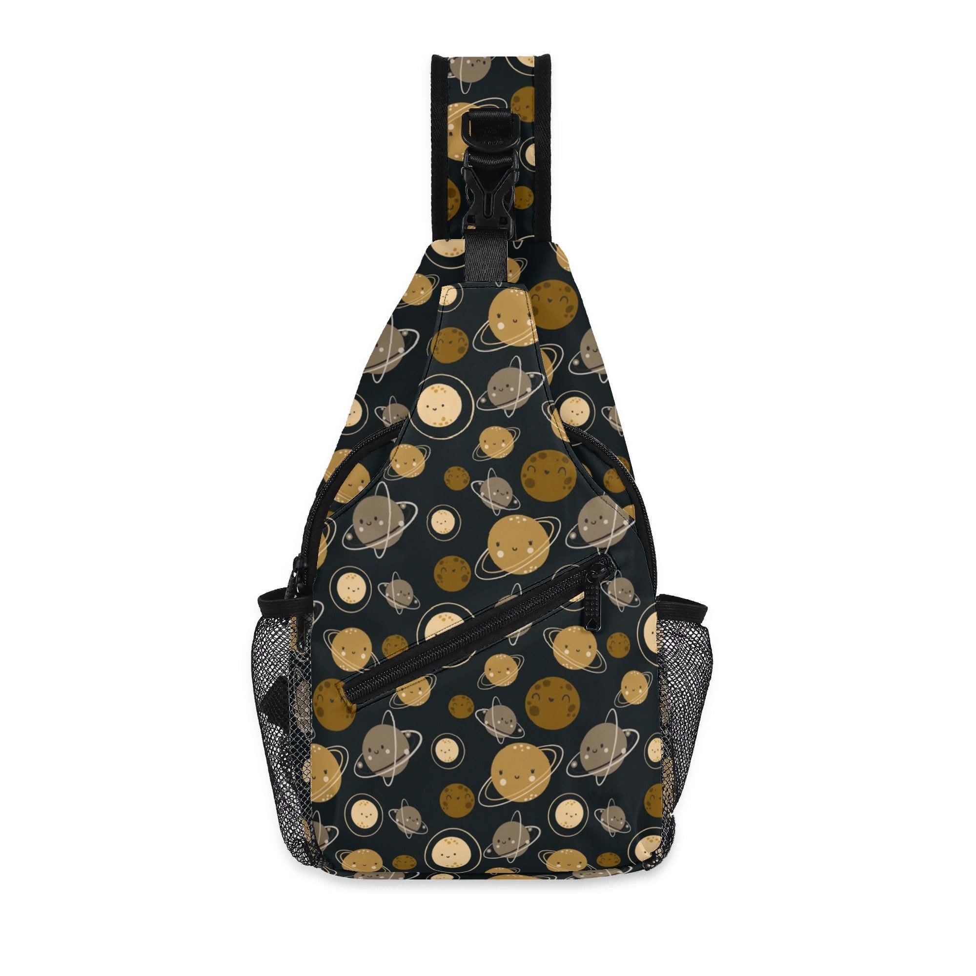 Planets Chest Crossbody Bag with Adjustable Strap Default Title Chest Crossbody Bag Printed Offshore Space