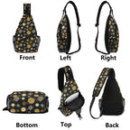Planets Chest Crossbody Bag with Adjustable Strap Chest Crossbody Bag Printed Offshore Space