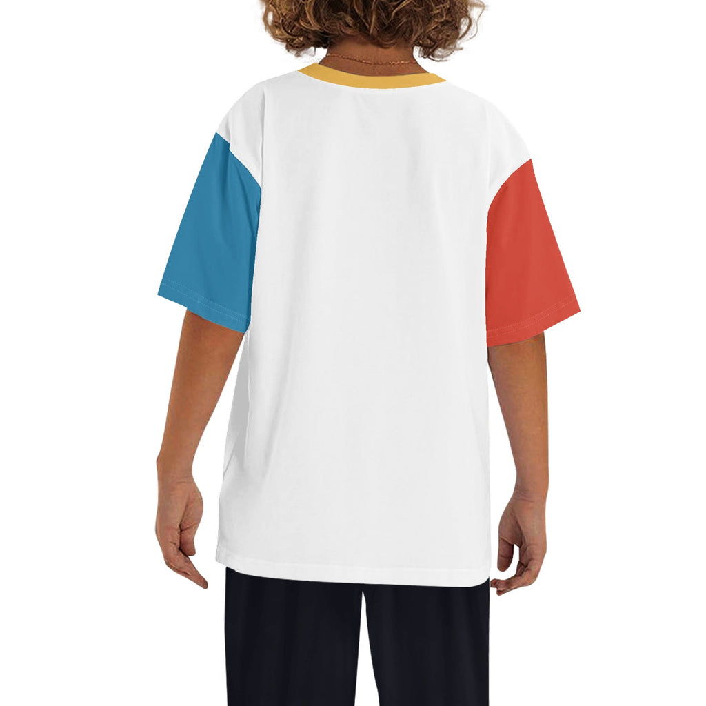 Gamer Kids Loose Fit Short Sleeve T-Shirt Kid's Full Print T-shirt Games Printed Offshore