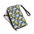 Personalised Lemon Seagull Twill (PU) Wallet Personalised Wallet animal Printed Offshore