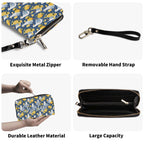 Personalised Lemon Seagull Twill (PU) Wallet Personalised Wallet animal Printed Offshore
