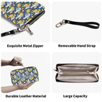 Personalised Lemon Seagull Twill (PU) Wallet Personalised Wallet animal Printed Offshore