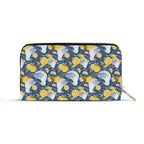 Personalised Lemon Seagull Twill (PU) Wallet Personalised Wallet animal Printed Offshore