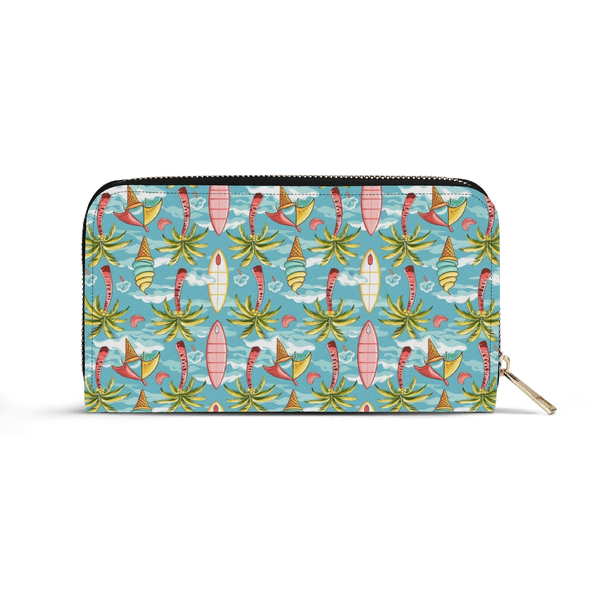 Personalised Summer Surf Twill (PU) Wallet Personalised Wallet Printed Offshore Surf