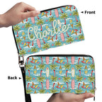 Personalised Summer Surf Twill (PU) Wallet Personalised Wallet Printed Offshore Surf